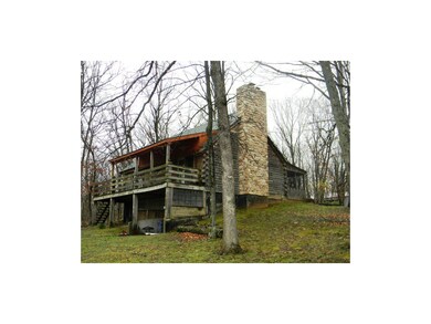 Rear and Side View of Cabin