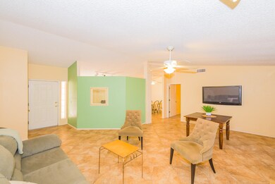 View from corner of living room