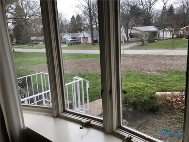 Bay window in the front living room.