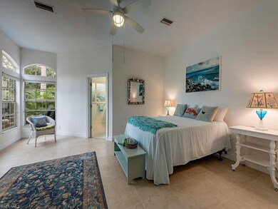 Large Master bedroom with two oversized walk in cl