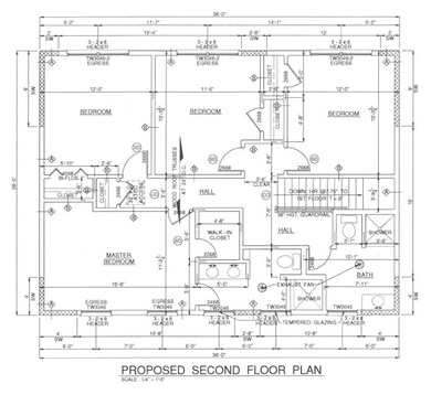 Colonial 2nd floor plan