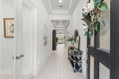 You can feel the class and elegance from the moment you walk in the front door from the signature Perry foyer to the glass French doors leading to the private home office.