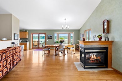 Main Floor Living & Dining w/ Gas Fireplace