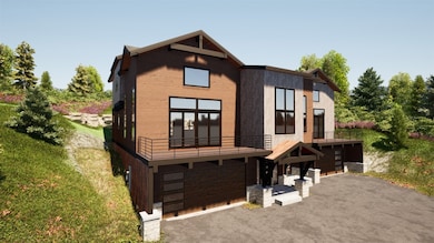 Rendering of the home exterior is for illustration