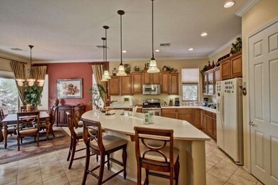 KITCHEN WITH ISLAND  WITH CORIAN