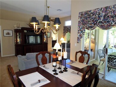 DINING ROOM HAS GREAT ACCESS TO THR 350 SQ FT COVE