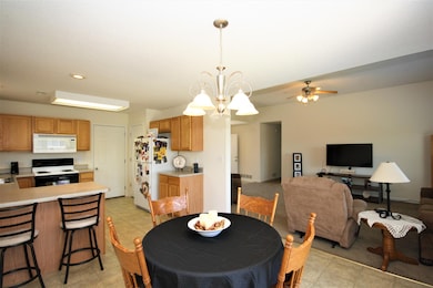 Dining, Kitchen and Living Room