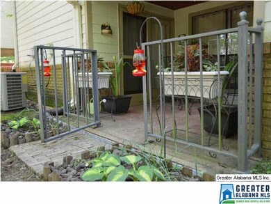 Gated patio