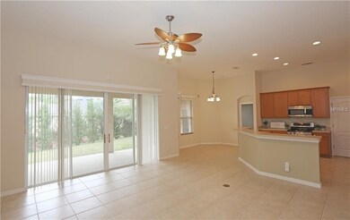 Family Room w/view of kitchen and dinette area