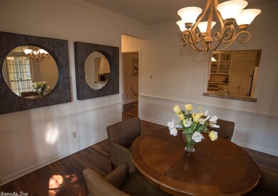 Dining Room View to Open Kitchen
