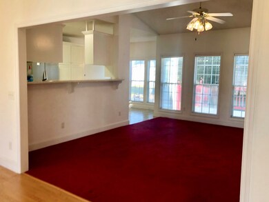 View of living area from front entrance