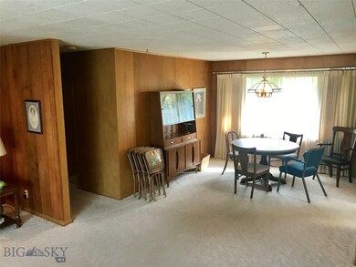 Dining room and hall to bedrooms