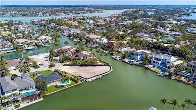 Drone / aerial view featuring a water view and a r