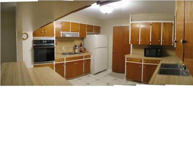KITCHEN 13 x 12 has eye level Oven and drop-in ele