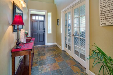 Entry hall and Den