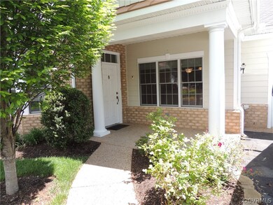 Enjoy the evening on this lovely covered patio.