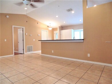 Living Room Opens to Kitchen