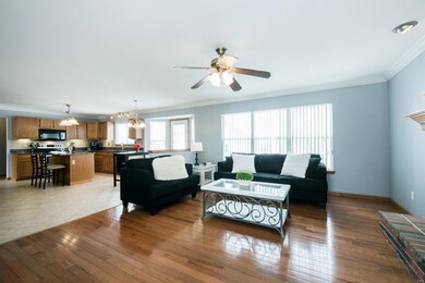The open main living area is bright and inviting!