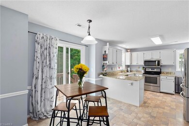 Breakfast area and kitchen