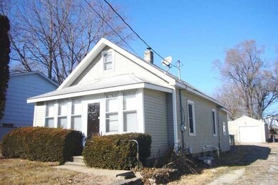 Exterior Front. One car garage with room to add on