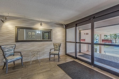 Beautifully updated and secured lobby.