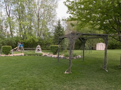 This tranquil setting with beautiful stone lined g