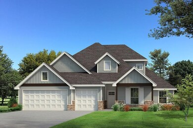 Craftsman house featuring a front lawn, board and 