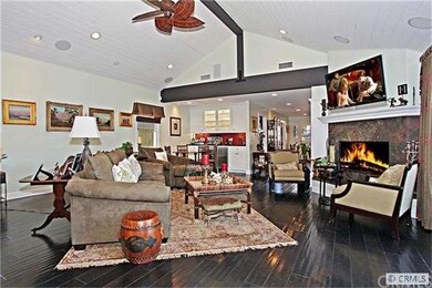 Alternate view of living room that opens up to eat
