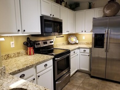 Kitchen with stainless appliances