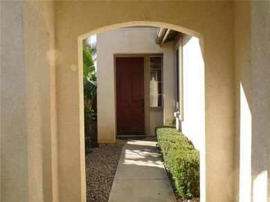 Front entry with court yard