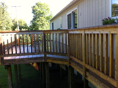 Large back deck