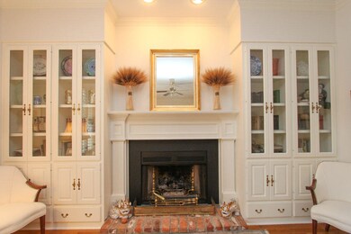 Family room fireplace