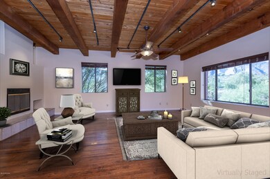 Virtually Staged Living Room