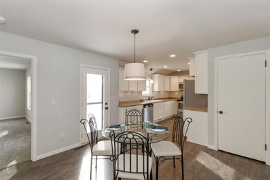 New back yard entry was added for convenient acces