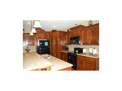 Spacious, open kitchen with walk-in pantry