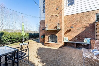 Second level yard terracing down towards the conse