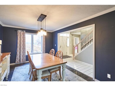 Formal dining with newer LTV flooring and newly pa