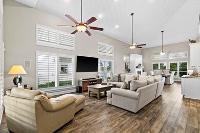 Open living areas