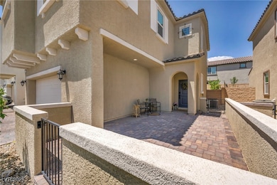 View of patio with central air condition unit and