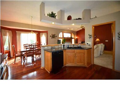 Kitchen and dining area