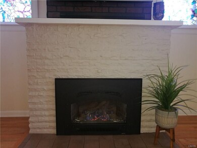 Beautiful gas fireplace with remote control