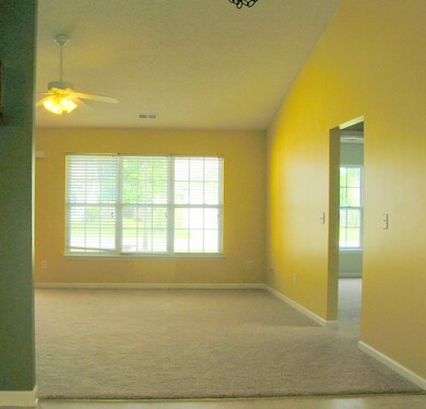Living from dining area