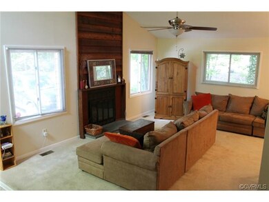 Living Room - Vaulted Ceiling, Wood Burning Firepl