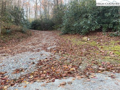 Easement starts here and goes off to the right to