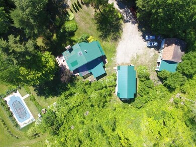 Lots of buildings with this aerial view.