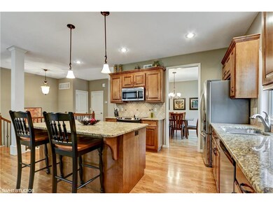 Well maintained home with lovely granite counters.