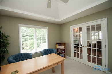 French Doors from family room to the den/possible