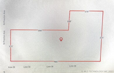 Layout of the land. Back portion, without the home