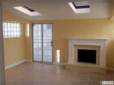 Step down family room
