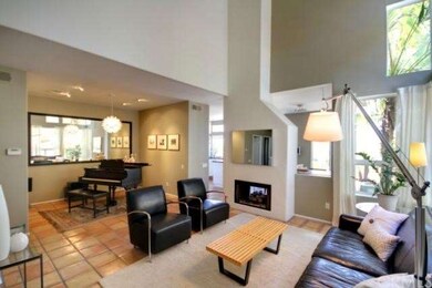 Living room and Dining room from the entry showing